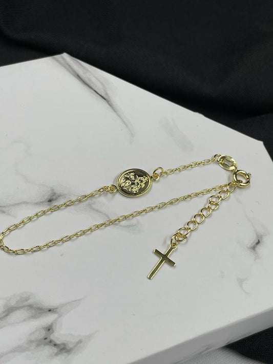 pulsera virgen del carmen16.5cm extensor