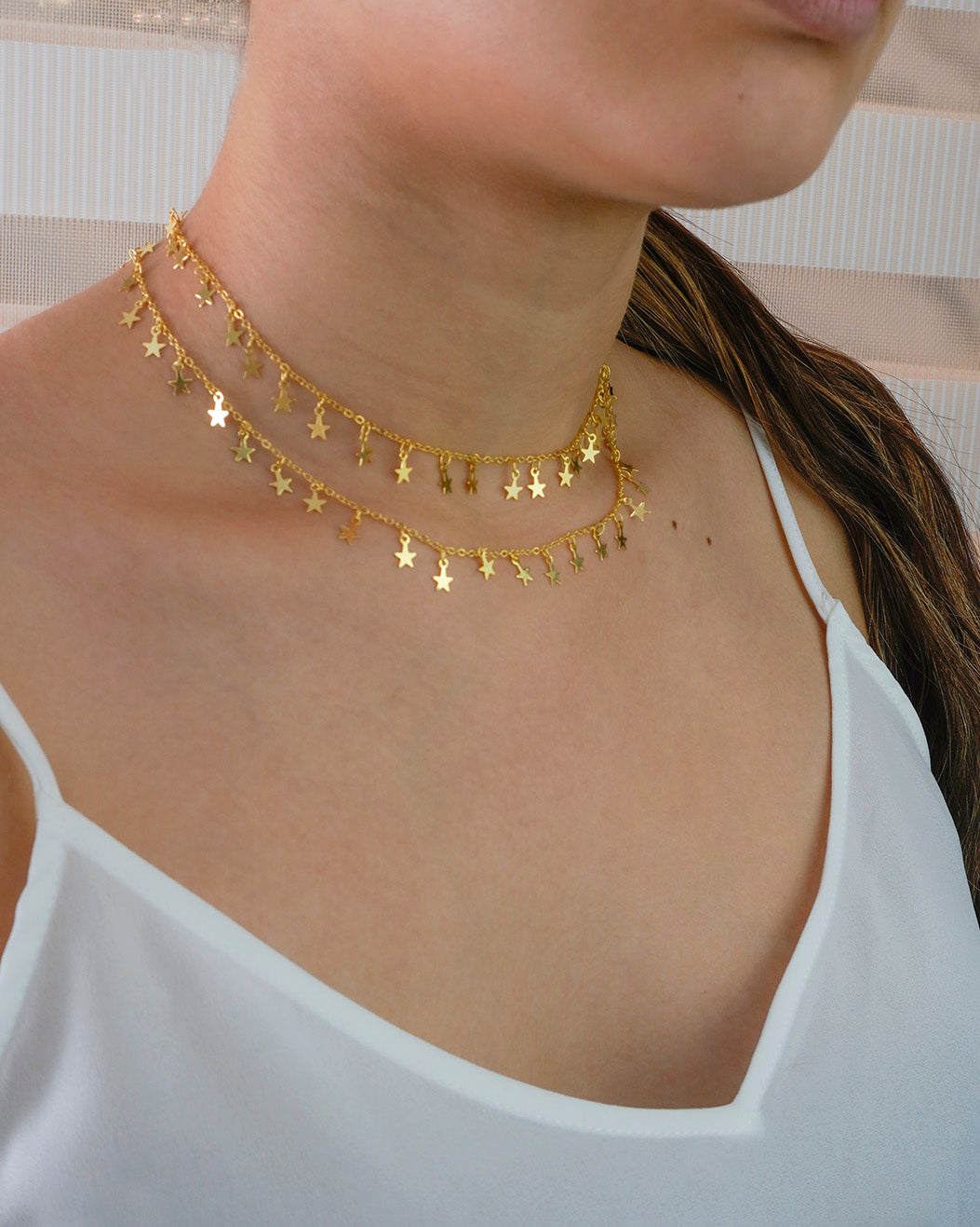 cadena estrellas 40cm-extensor