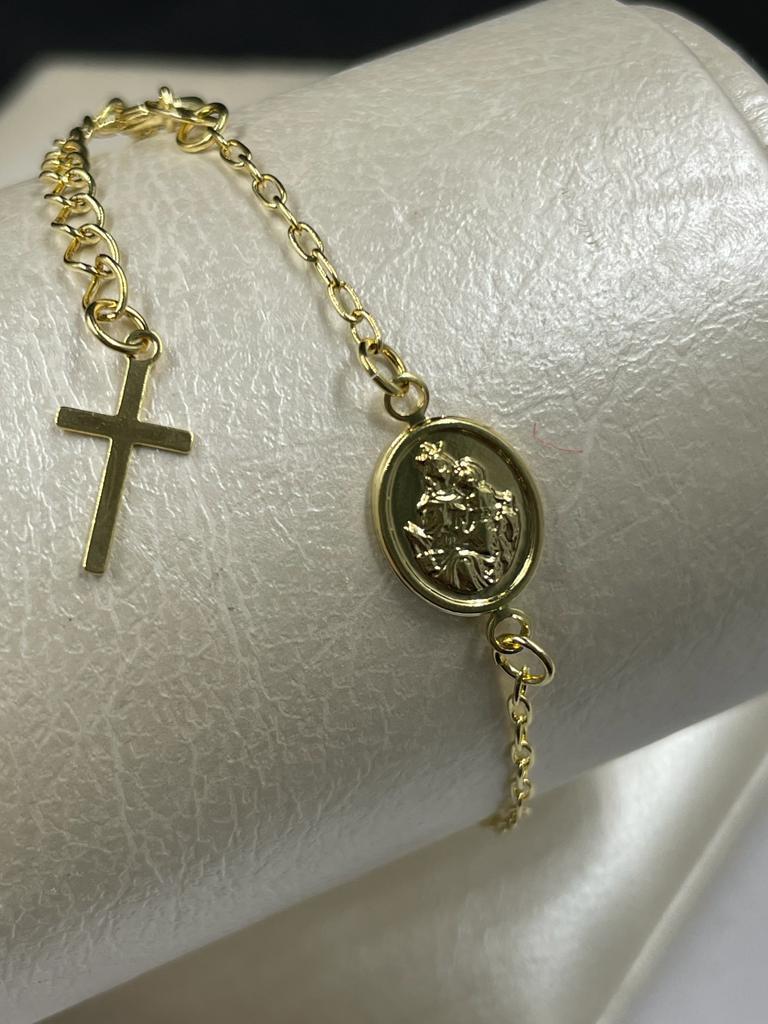 pulsera virgen del carmen16.5cm extensor