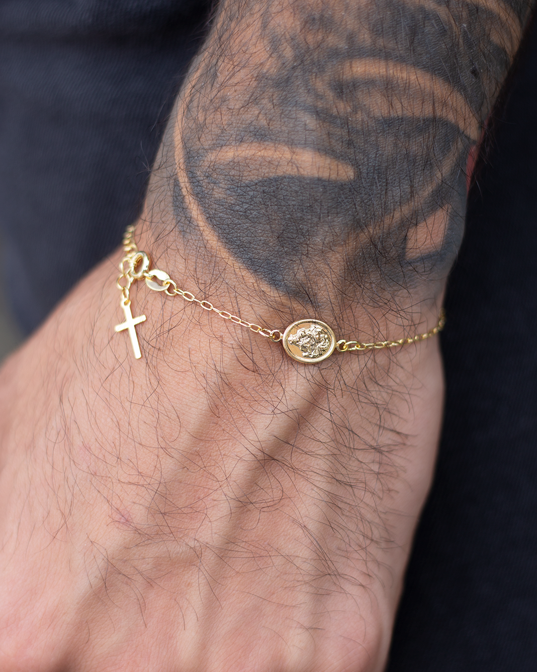 pulsera virgen del carmen16.5cm extensor