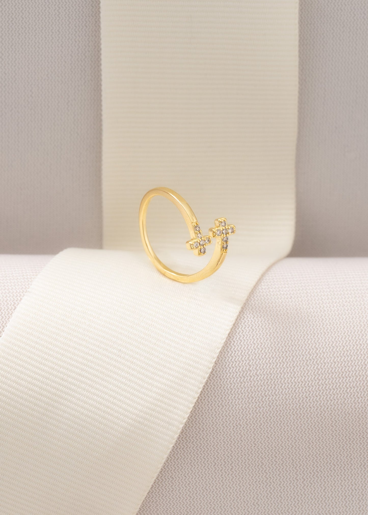 Anillo Crosses Ajustable
