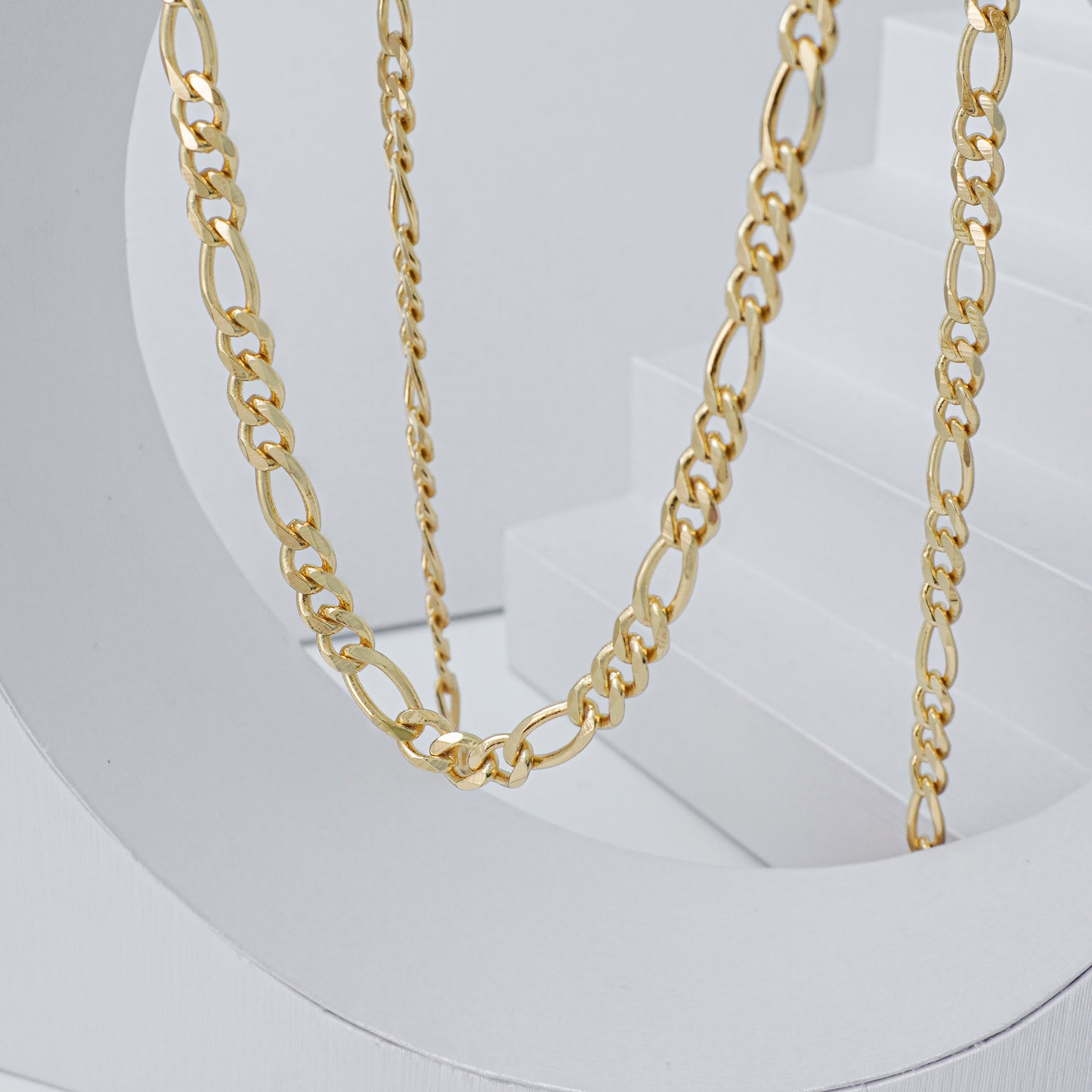 cadena 3x1 diamantada 5mm 65cm