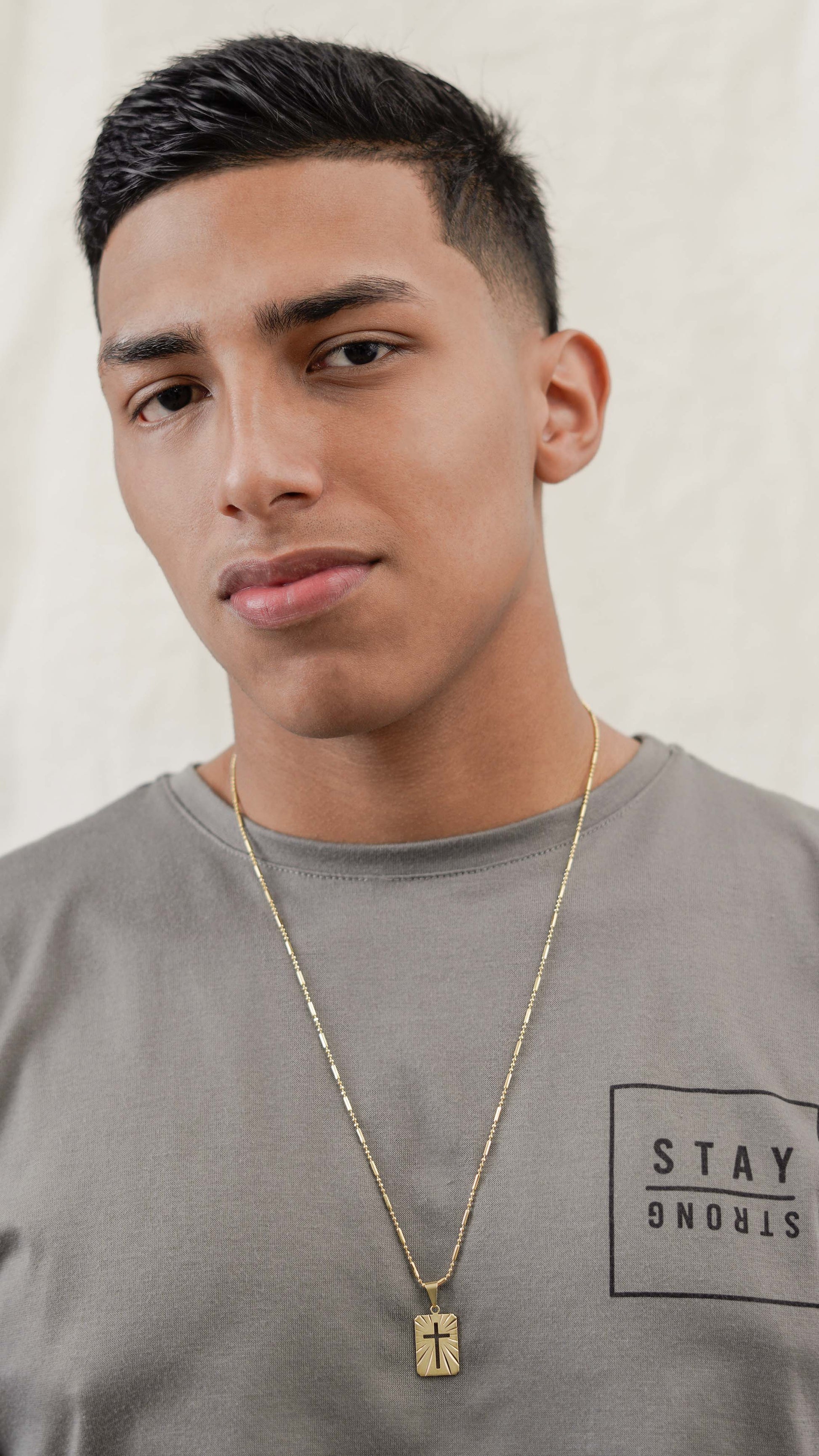 Dije Placa Cruz