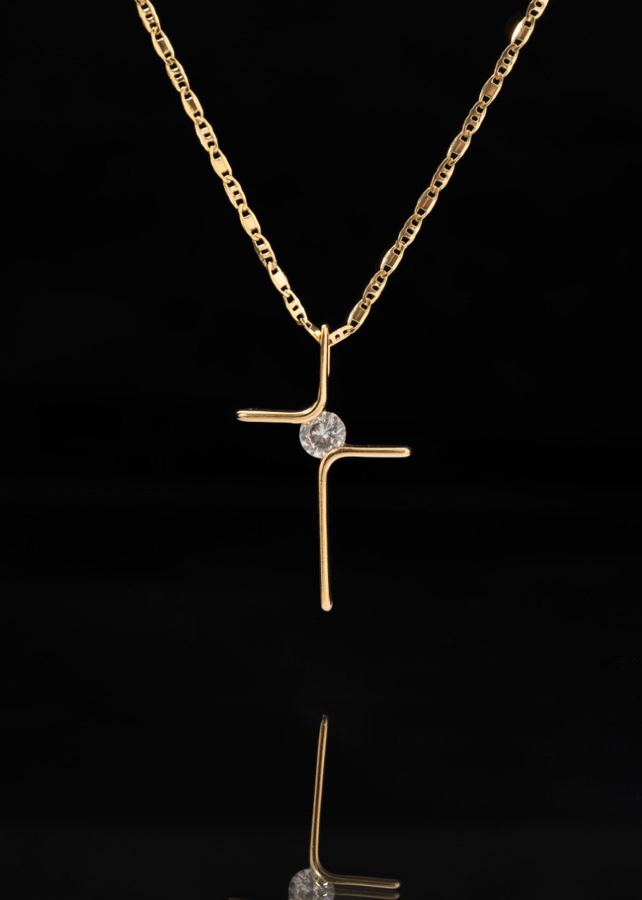 cadena espejo cuadrada 65 Cms