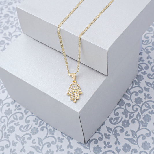 D Mano Hamsa circonias