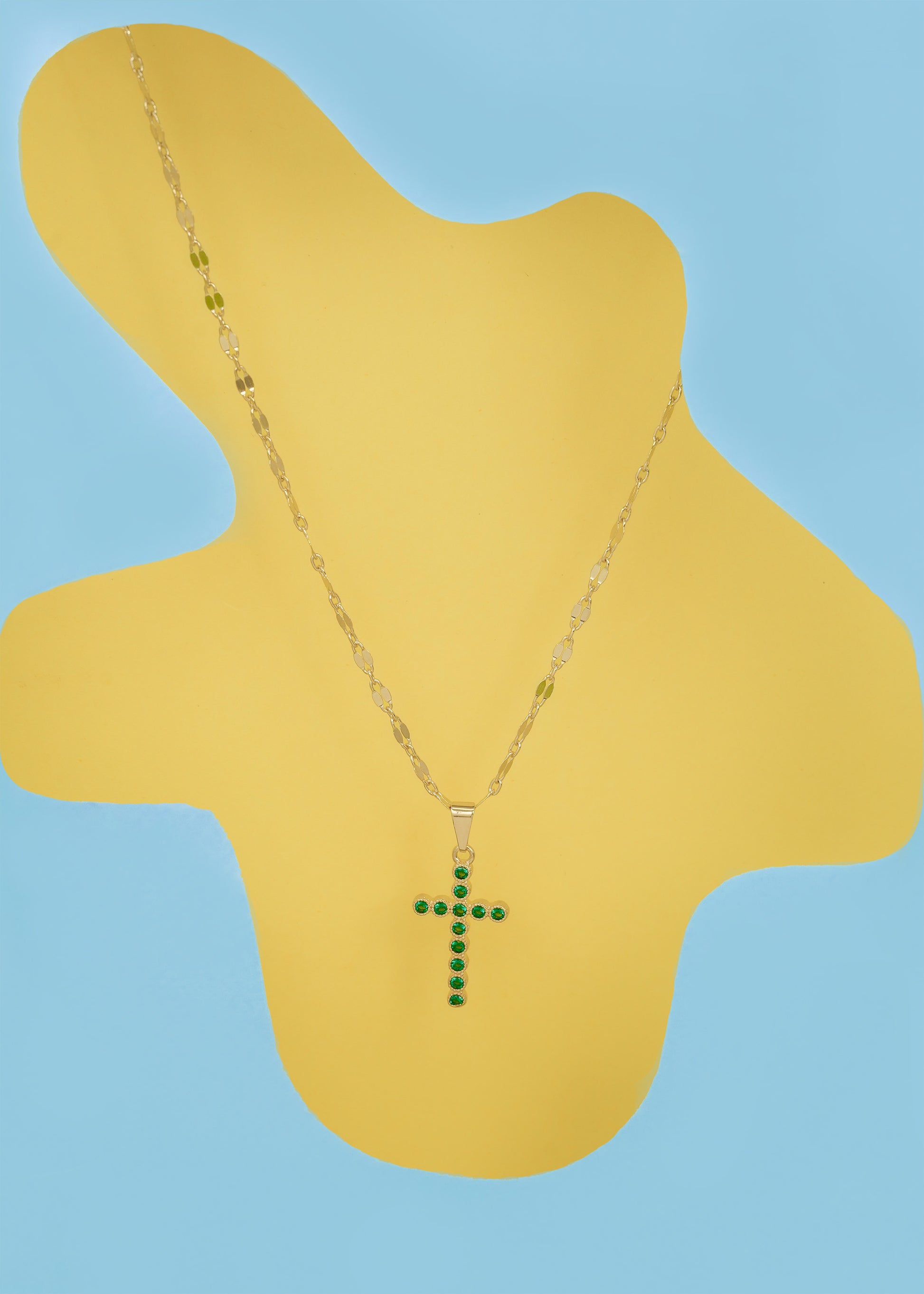 cadena espejo cuadrada 65 Cms