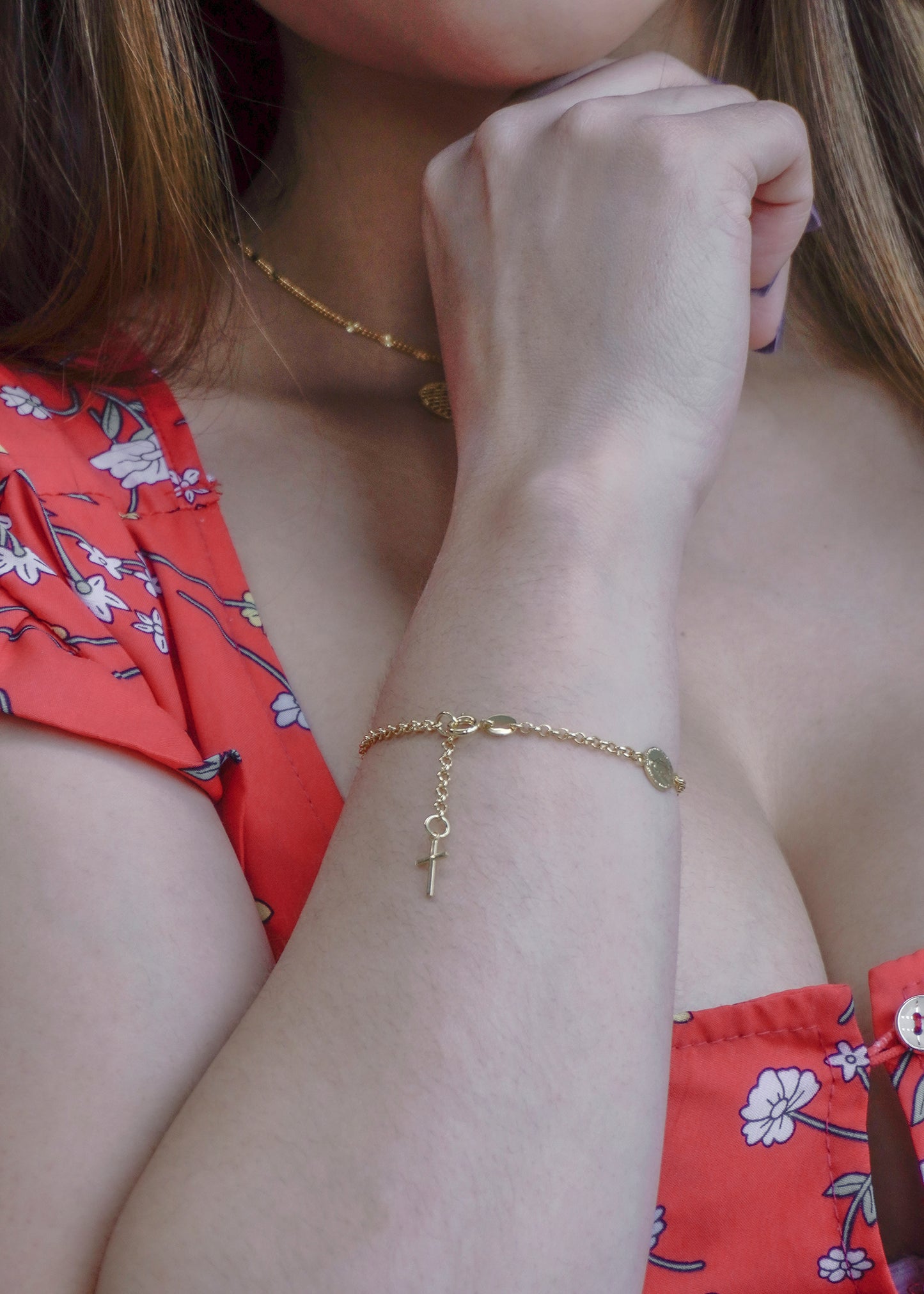 pulsera virgen milagrosa mini