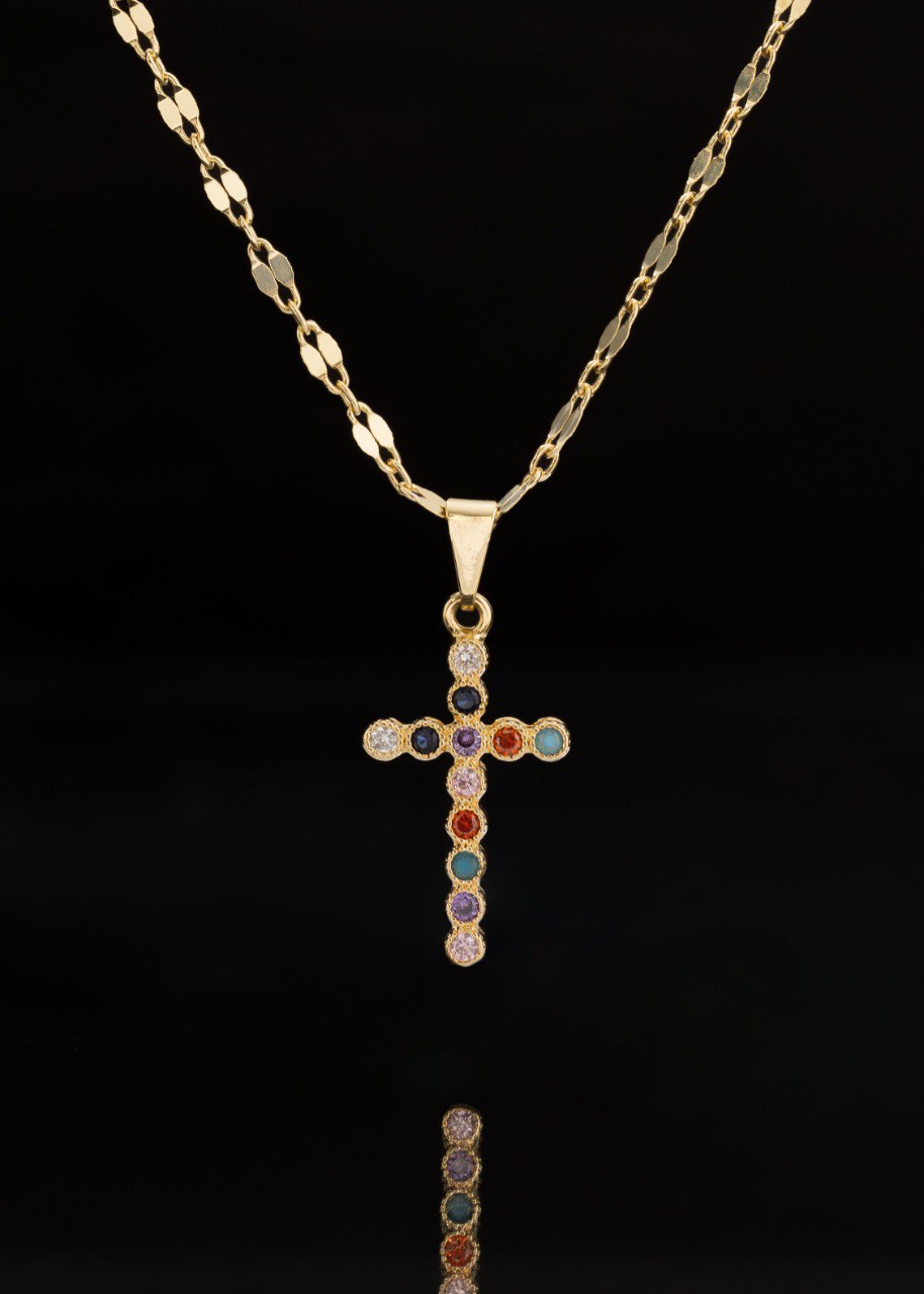 cadena espejo cuadrada 65 Cms