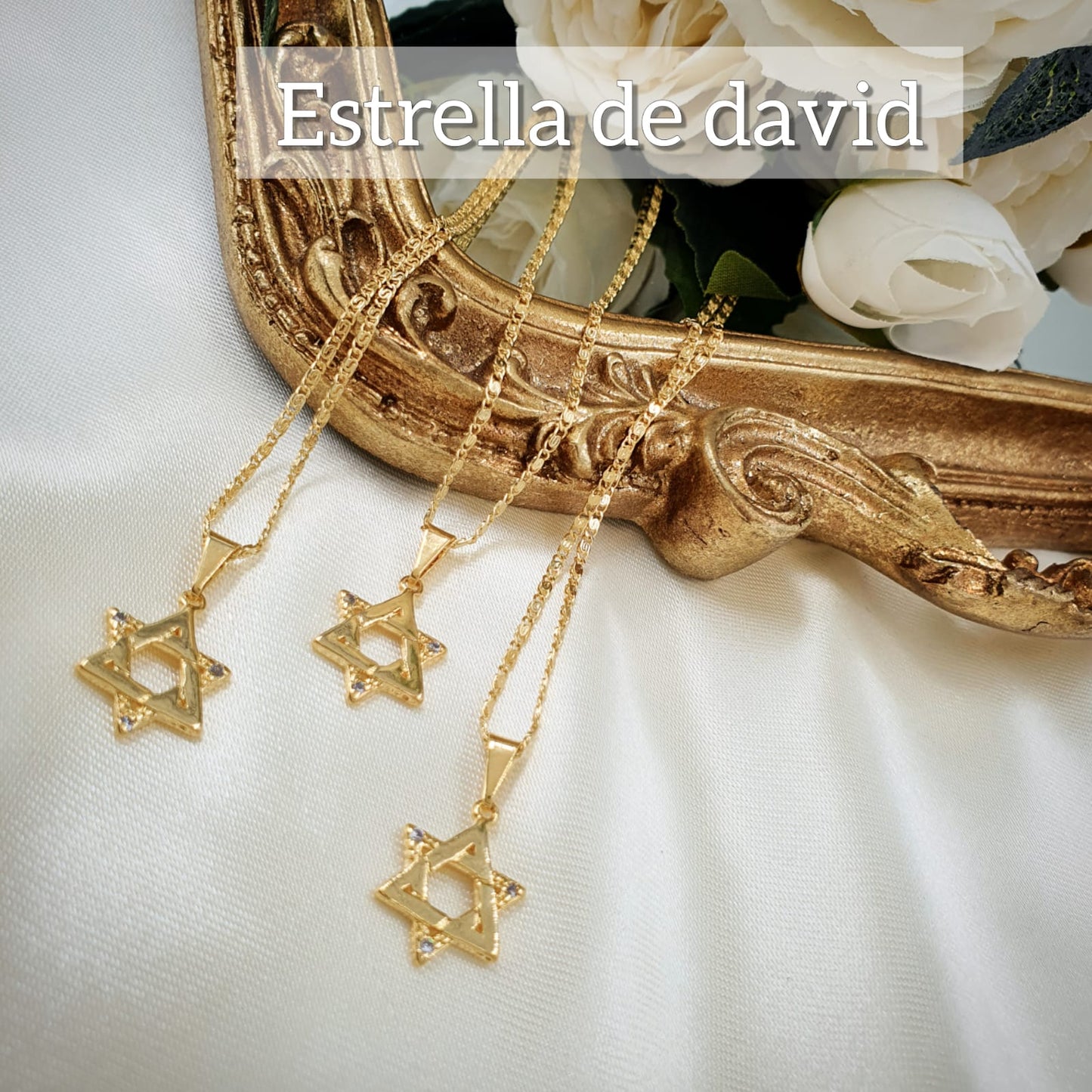 dije estrella de david 1.6 cms