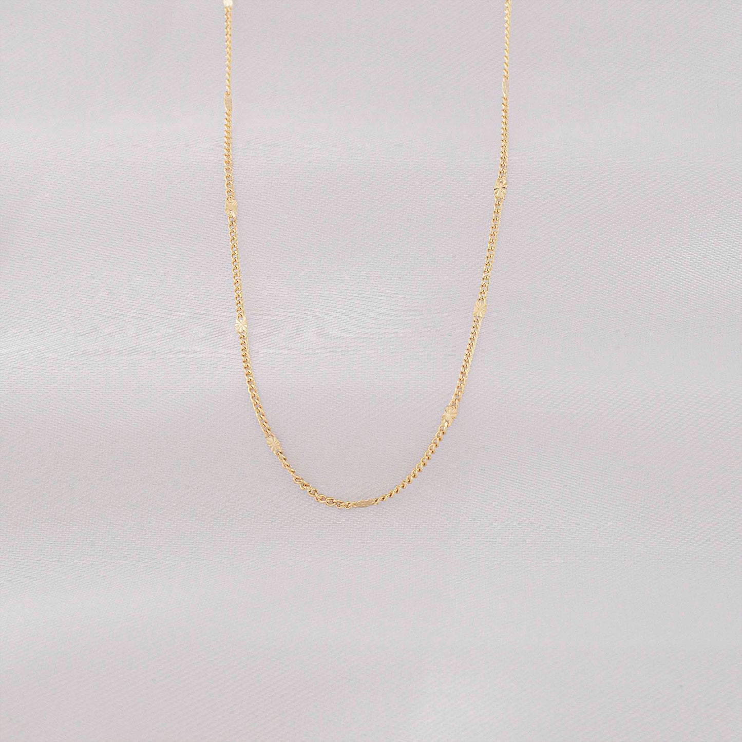 Cadena Cubana Con Destellos 60 Cm