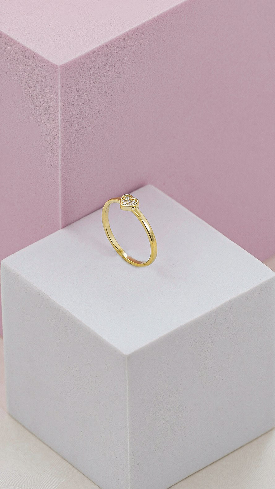 Anillo Corazon Circonias