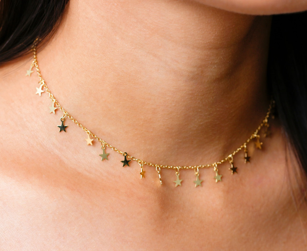 cadena estrellas 40cm-extensor
