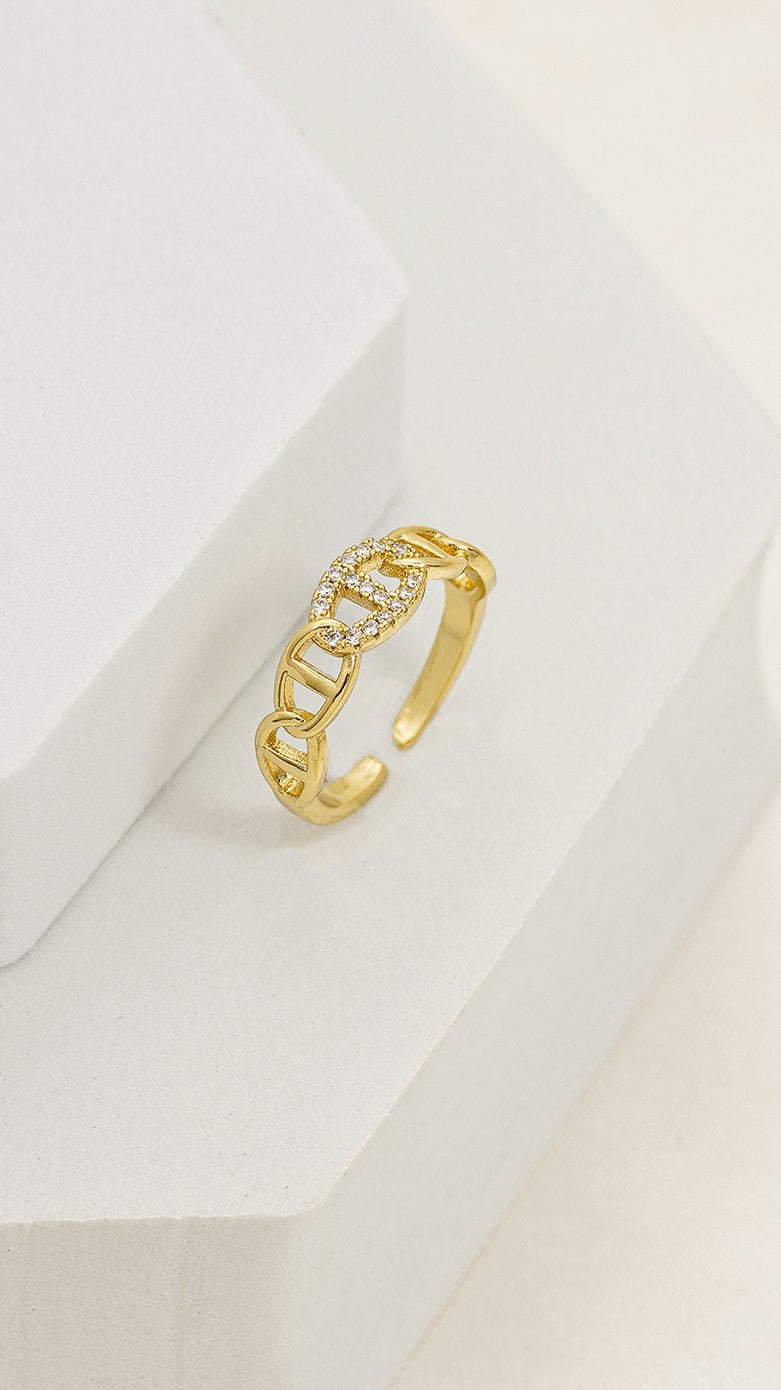 Anillo Crystal G Ajustable