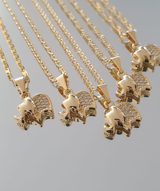 dije elefante con circonias