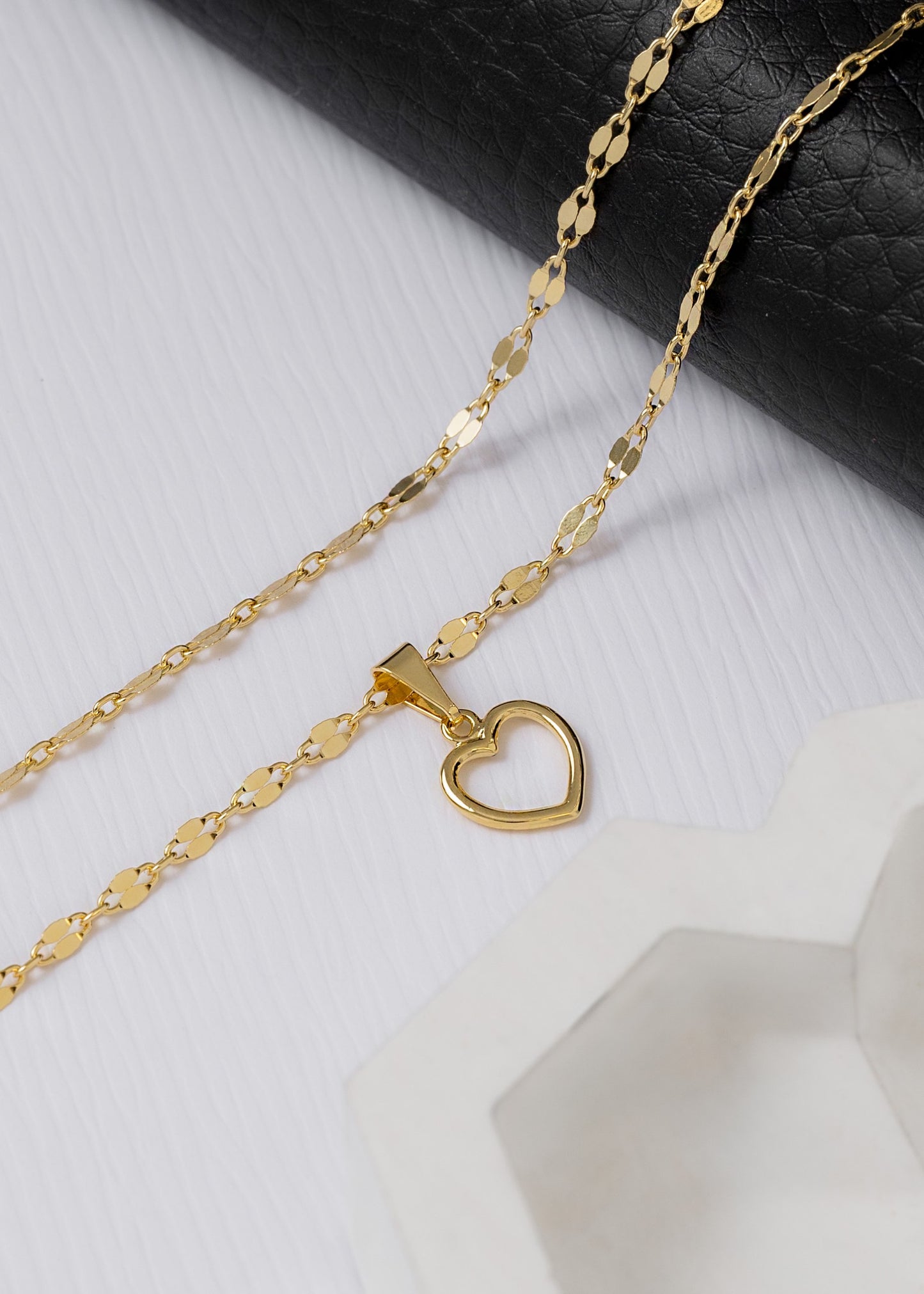 cadena espejo cuadrada 45 Cms