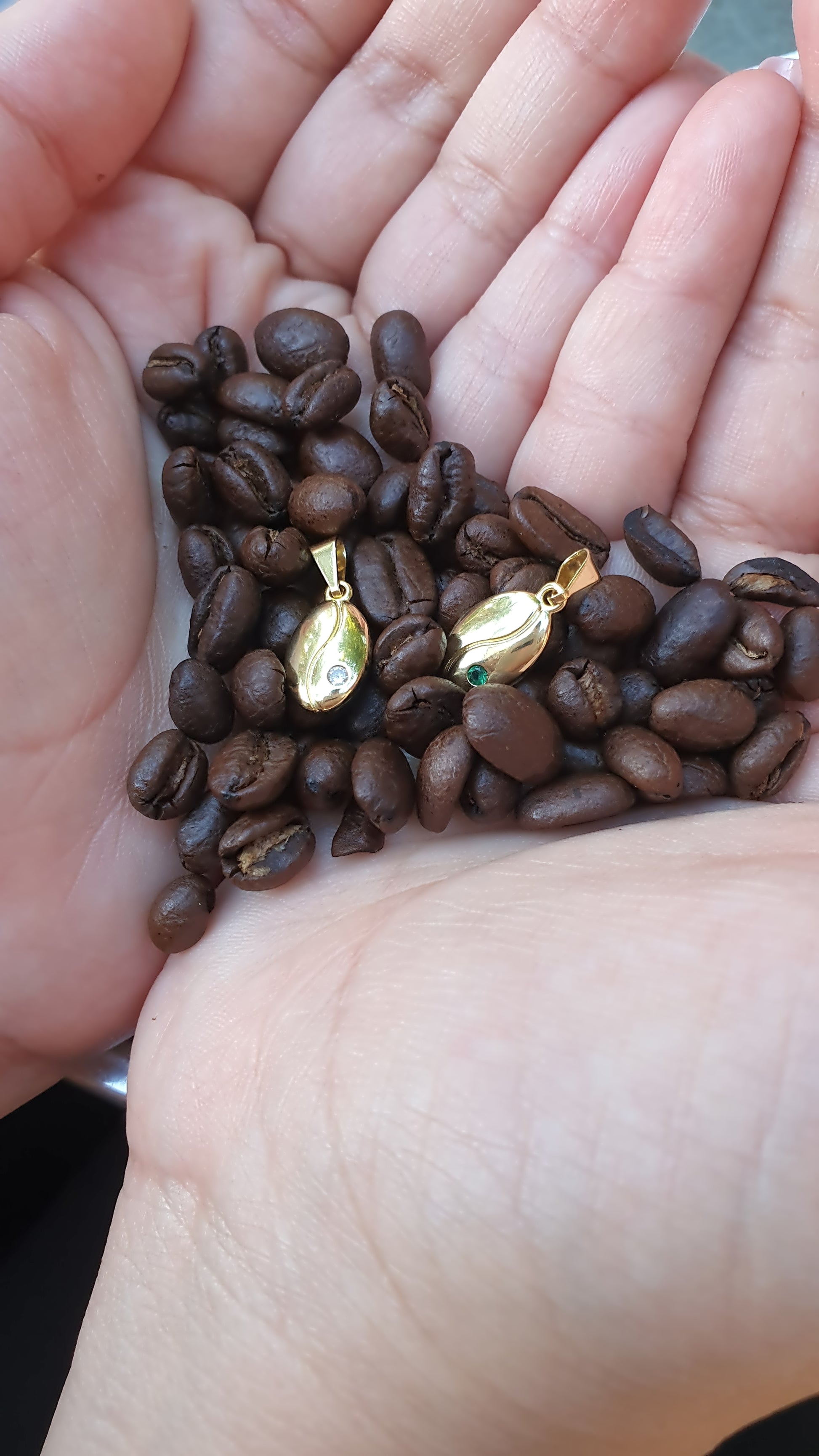 dije grano de cafe