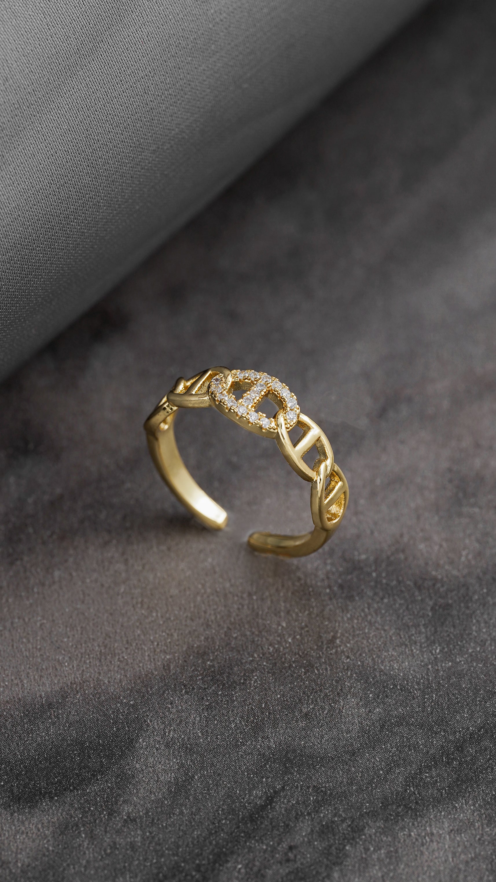 Anillo Crystal G Ajustable