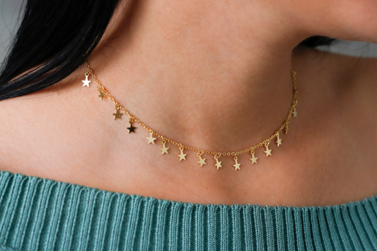 cadena estrellas 40cm-extensor