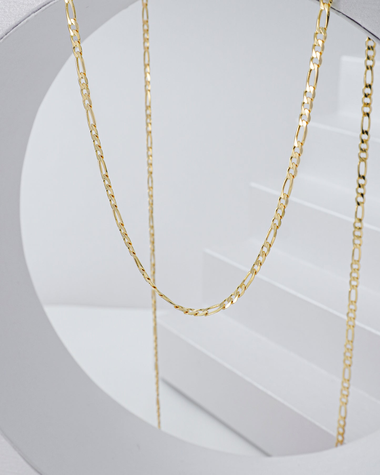 cadena 3x1 diamantado 2mm 65cm