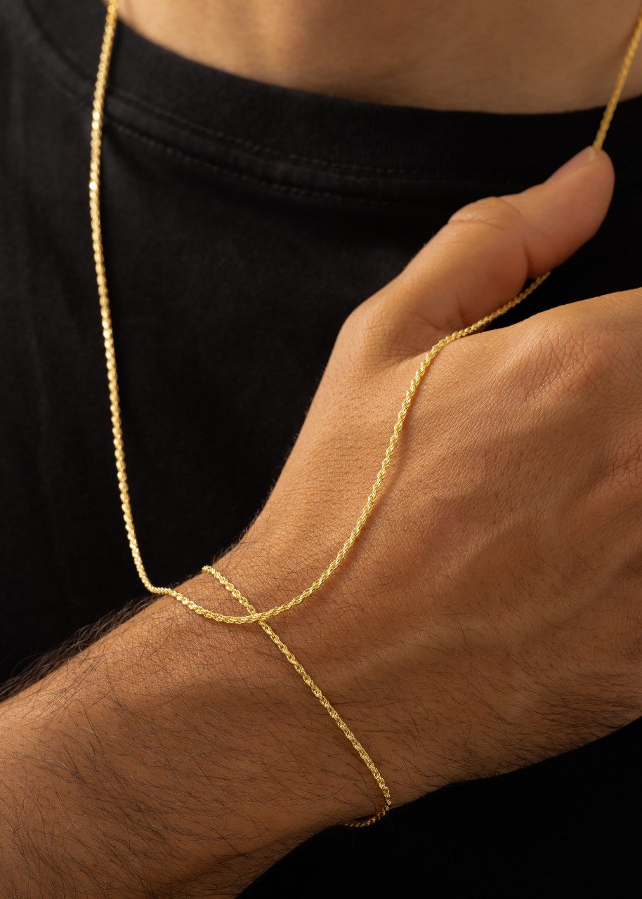 cadena lazo diamantado 1.7mm 65cm