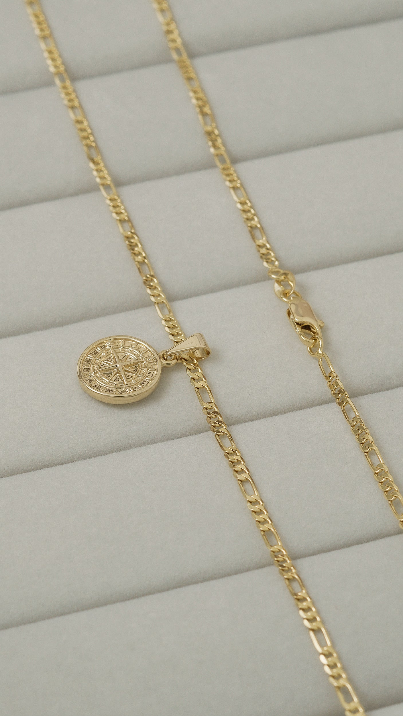 cadena 3x1 diamantado 2mm 65cm