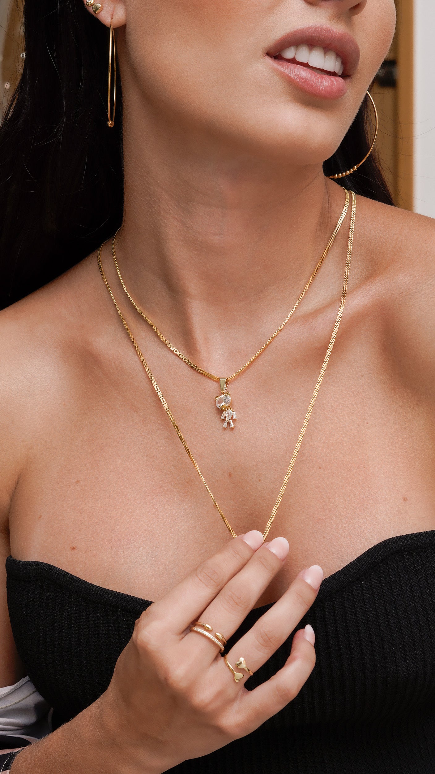 - Cadena Veneciana Doble Carril 65 Cms