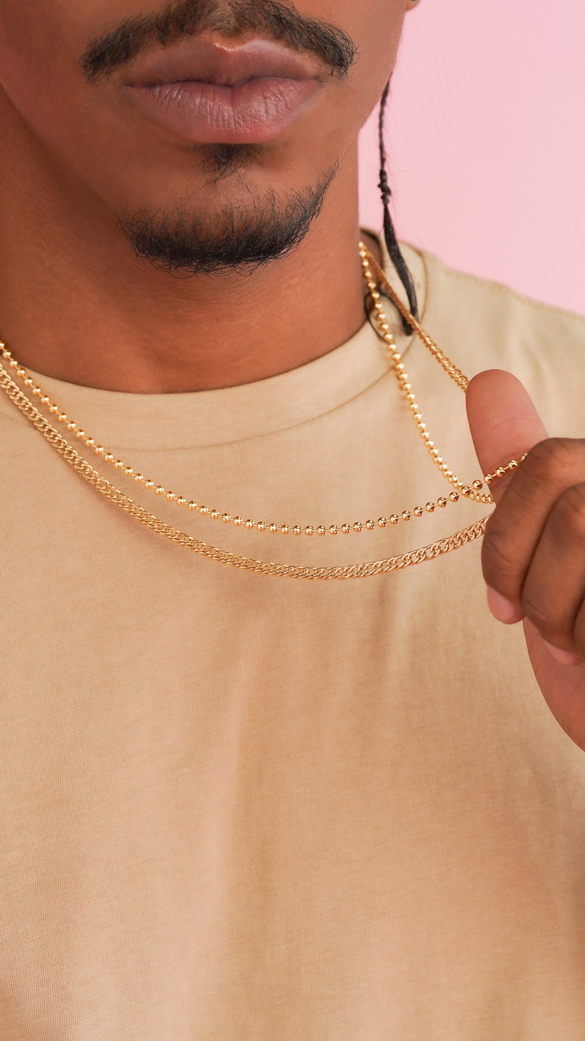 cadena militar gruesa 65cm