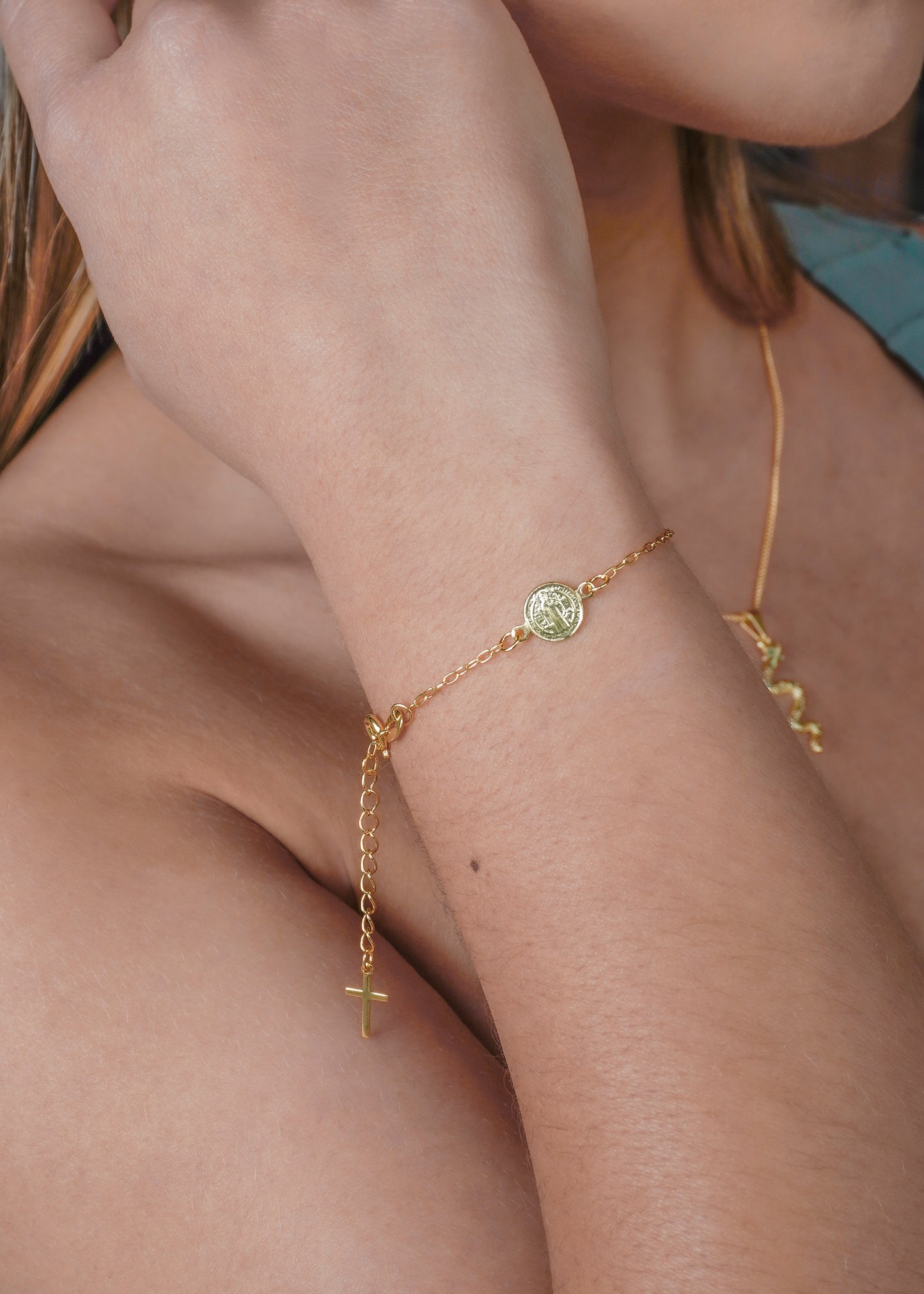 pulsera san benito 16.5 cms extensor