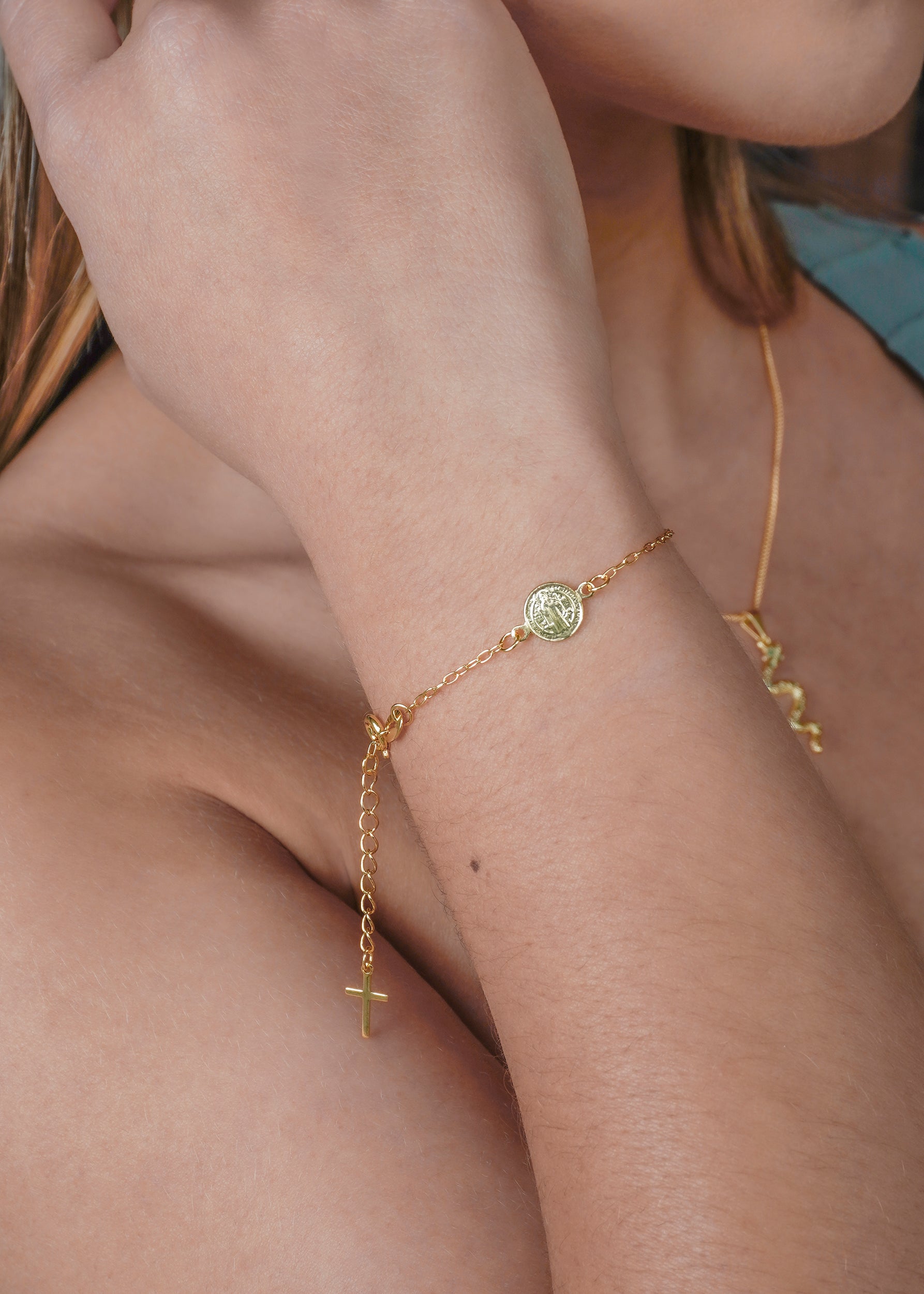 pulsera san benito 16.5 cms extensor