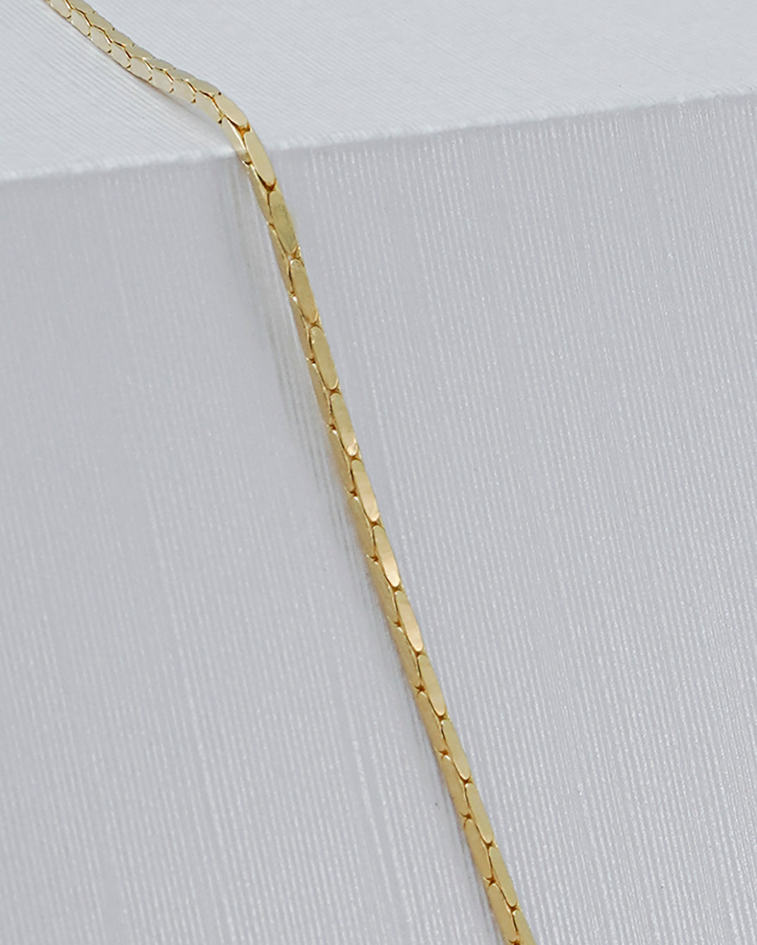 Cadena Cordón Cuadrado 1 mm 65 Cms
