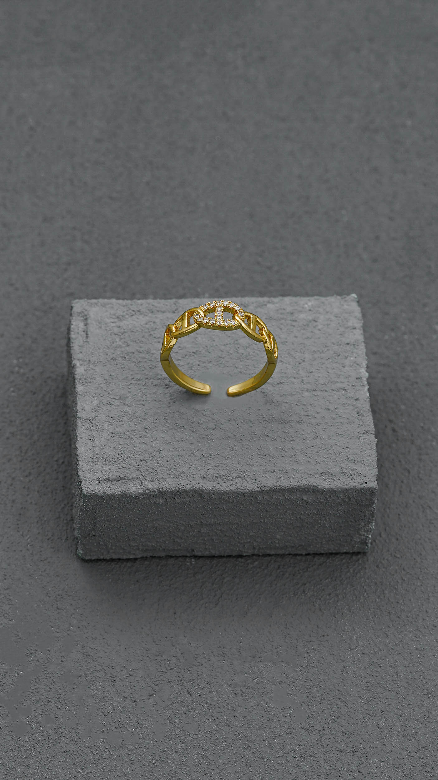 Anillo Crystal G Ajustable