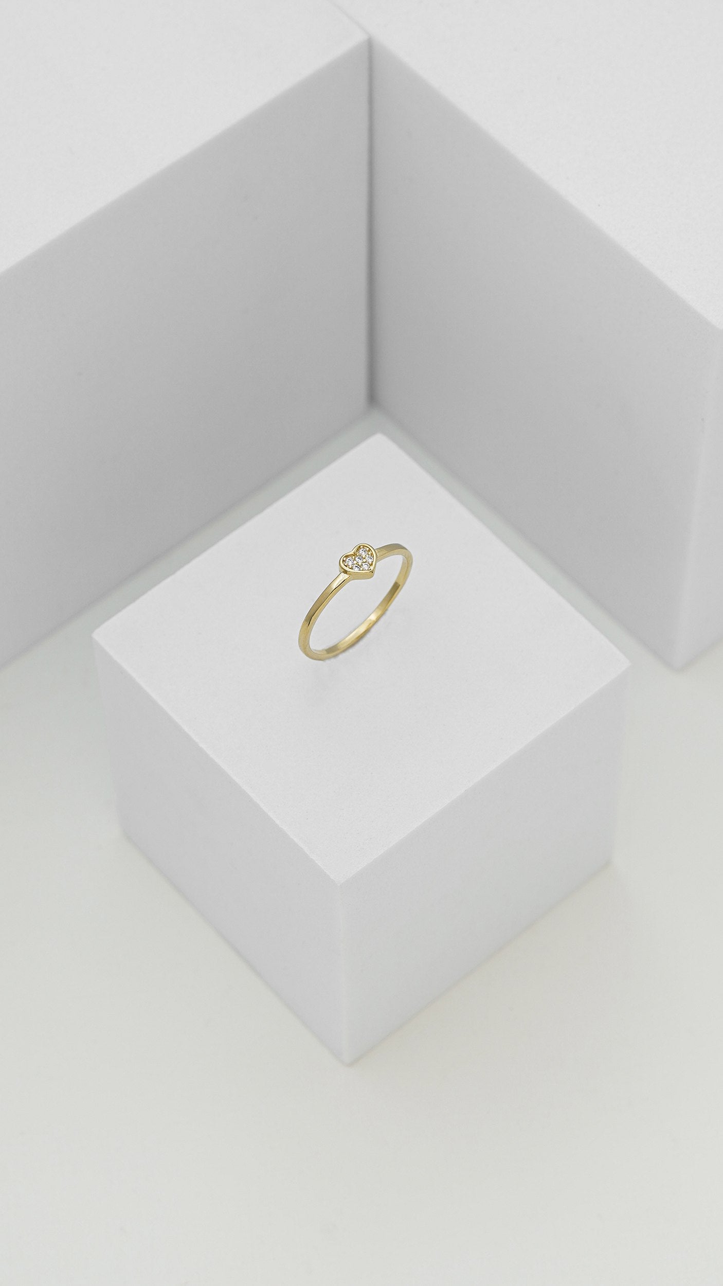 Anillo Corazon Circonias
