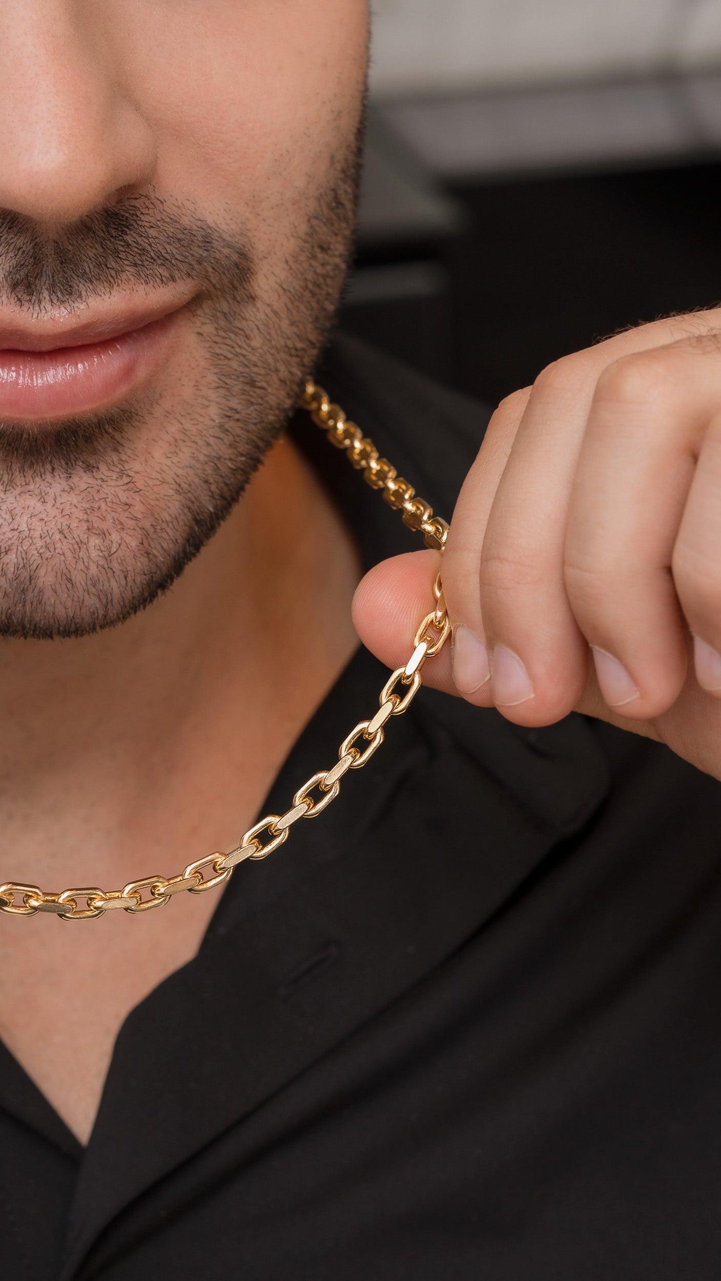 cadena aros grande